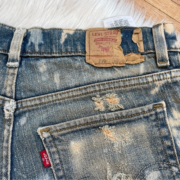 LEVI’S Vintage Denim Distressed Festival Vacation Shorts - Picture 5 of 11